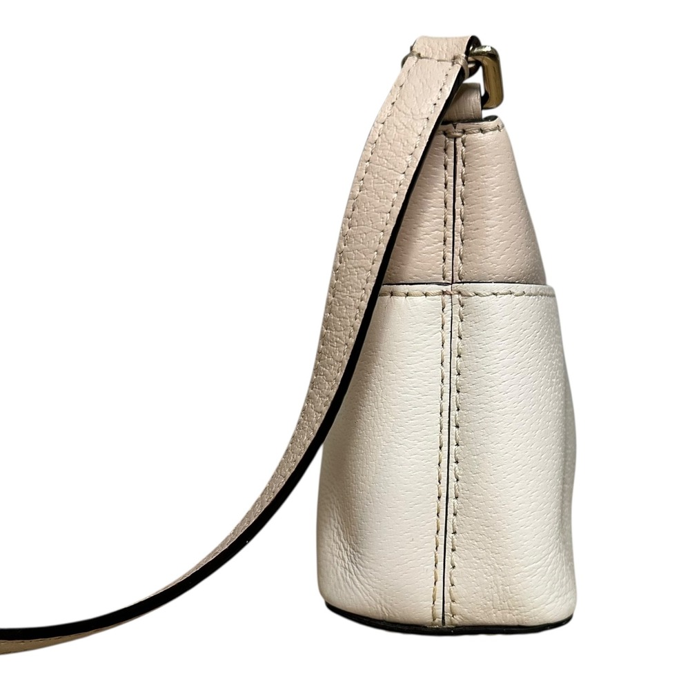 Kate Spade Millie Grove Street Leather Crossbody Bag Colorblock Beige & Cream - Picture 9 of 16